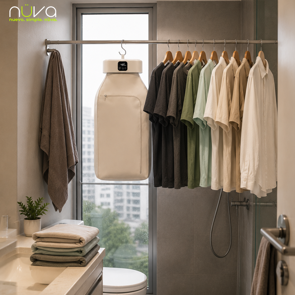 VAPORA™ — Ropa seca en cualquier clima.